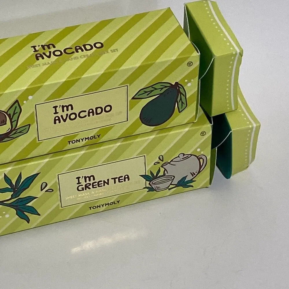 Tomy Moly‎ Green I'm Avocado I'm  Green Tea Sheet Mask & Hand Cream Box Set